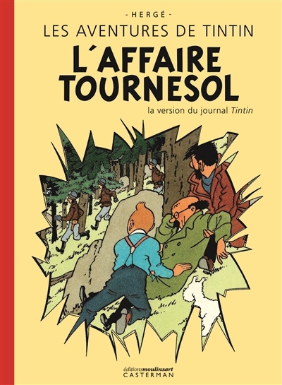 L'Affaire Tournesol version journal Tintin